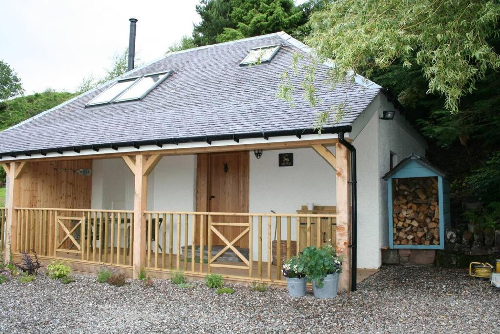 The Mews - A Cottage With A Spectacular Lake View Port Of Menteith Exteriér fotografie